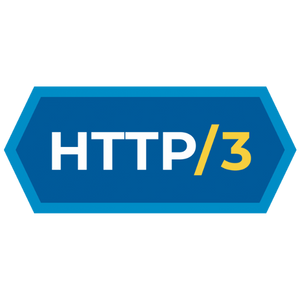 HTTP/3 Icon | HTTP 3 Logo Blue Yellow | A2 Hosting | A2 Hosting