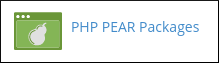 cPanel - Software - PHP PEAR Packages icon