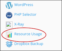 Plesk - Resource Usage icon